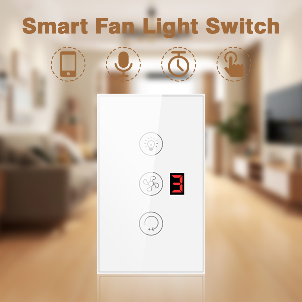 WiFi Smart Fan Light Switch-US