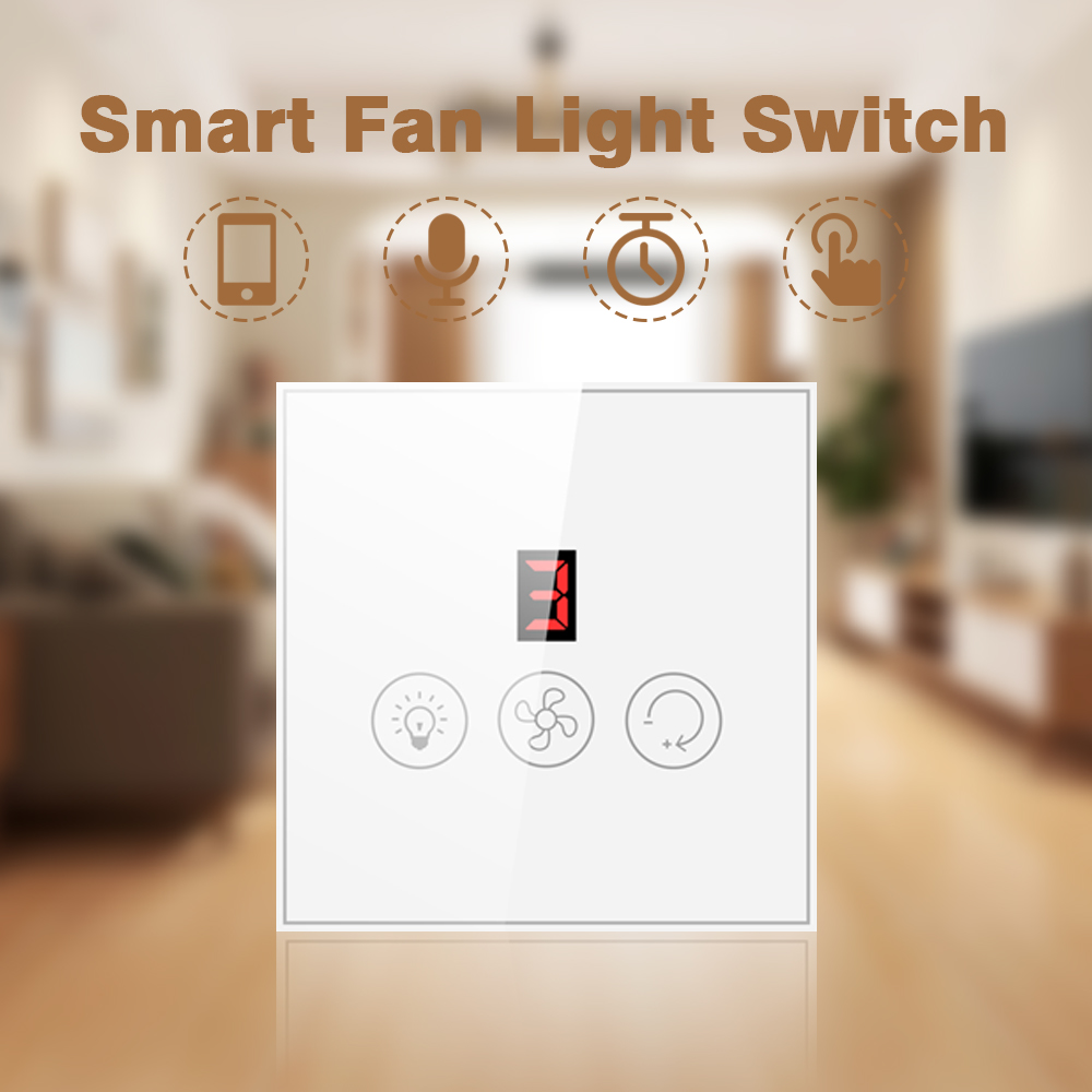 WiFi Smart Fan Light Switch-EU