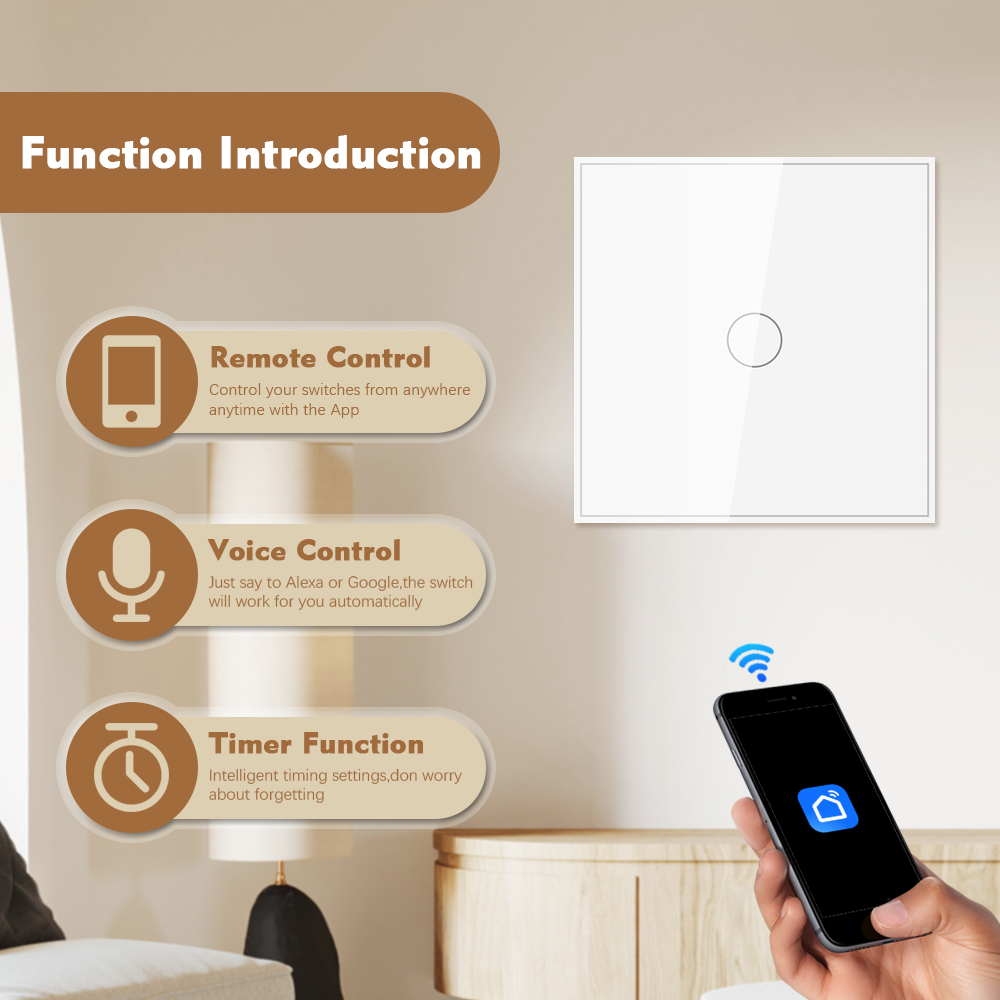 One-gang Light Switch-EU